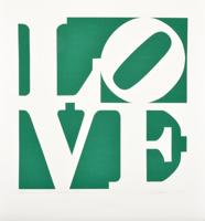 Robert Indiana Greenpeace Love Silkscreen, Signed - Sold for $5,200 on 02-23-2019 (Lot 203).jpg